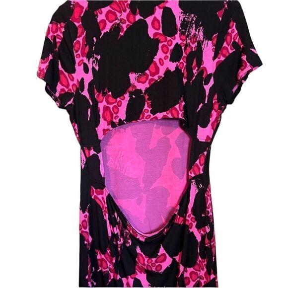 Top shop patterned midi dress with open back.‎ - Picture 9 of 10